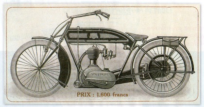 Motocyclette Austral Type B de 1914