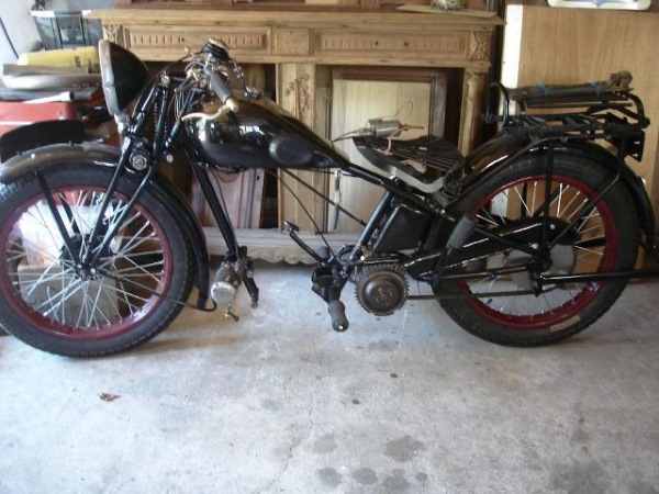 Motocyclette Austral 350 Type V de 1930