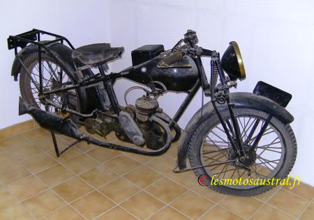 Motocyclette Austral Type D27 de 1929